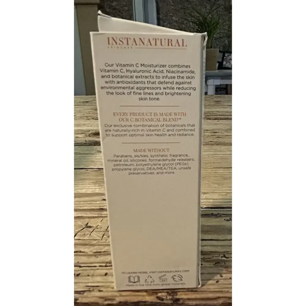 InstaNatural Vitamin C Facial Moisturizer NEW NIB SEALED